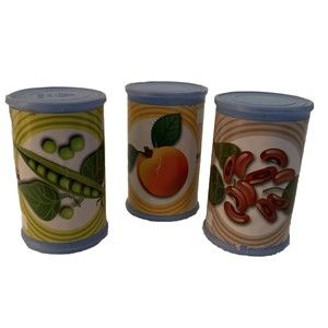 Little Tikes Cook 'n Store Red Kitchen Playset Replacement Peas Beans Peaches